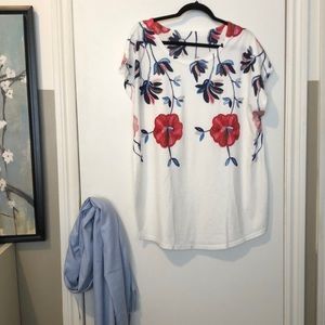 NWOT 2 for $15 pretty tee shirt.  Vibrant!